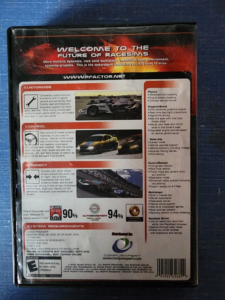 rFactor R Factor Version 1.255 (PC Game 2005) Windows Racing - Image 2 of 4