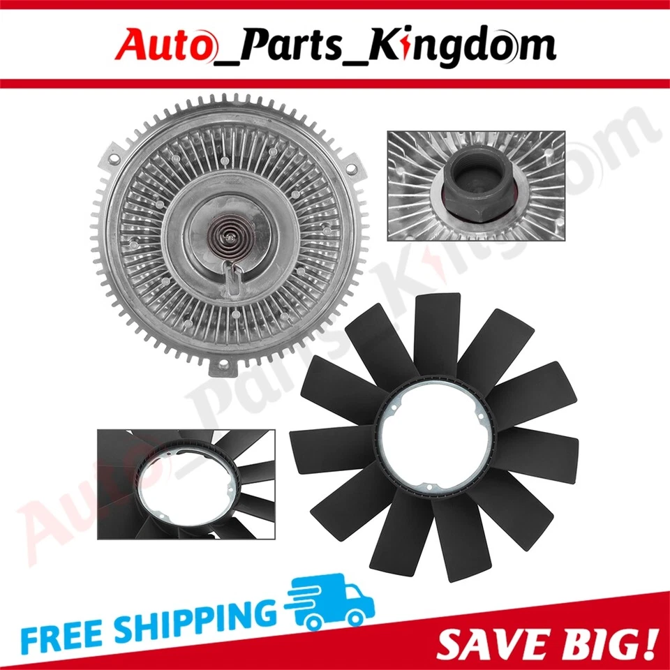 Conjunto de ventilador de refrigeración condensador radiador para BMW 330i 325xi X5 2001-2005 Foto 2 de 4