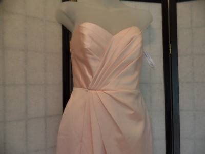 DAVID'S BRIDAL BEAUTIFUL SOFT PINK SPECIAL OCCASION DRESS SZ 4 NWT | eBay