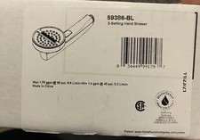 Delta 59386-BL Universal Showering Components 3-Setting Hand Shower - Black