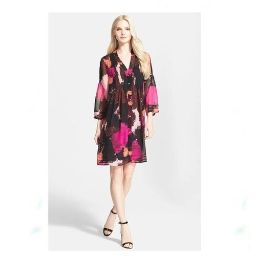 DVF Women's Layla Silk Trapeze Mini 