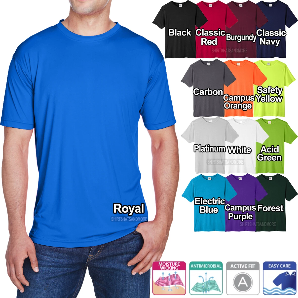 Moisture wicking best sale cotton t shirts