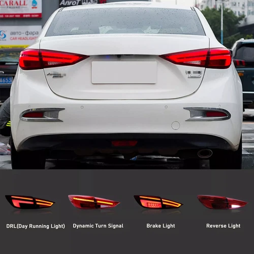 Conjunto de 4 luces traseras LED rojas para Mazda 3/Axela 2014-2018  - Imagen 3 de 8