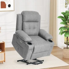 Power Lift Chair for Elderly Recliner Chair with Heating and Massage