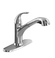Glacier Bay 1001 813 686 Single Handle Pull-Out Chrome Kitchen Faucet Open Box