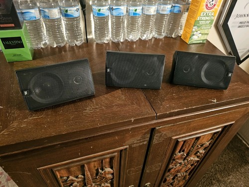 Lot of 3 JBL SAT 1 Speakers satellite small surround sound rare desk top TESTED