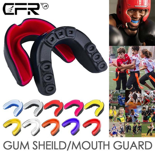 CFR Gel Gum Mouth Guard Teeth Grinding Boxing Sport Gym MouthPiece