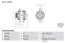 Bosch 0986049670 Alternator
