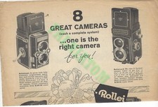 Vintage 1962 Rollei Ad