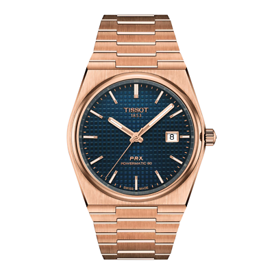 New Tissot PRX Powermatic 40MM Blue Dial Men's Watch T137.407.33