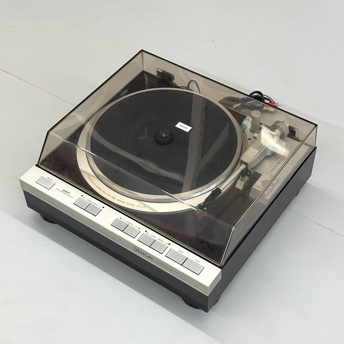 再値下げしました。DENONのレコードプレイヤー、DP-47Fの完動品です。