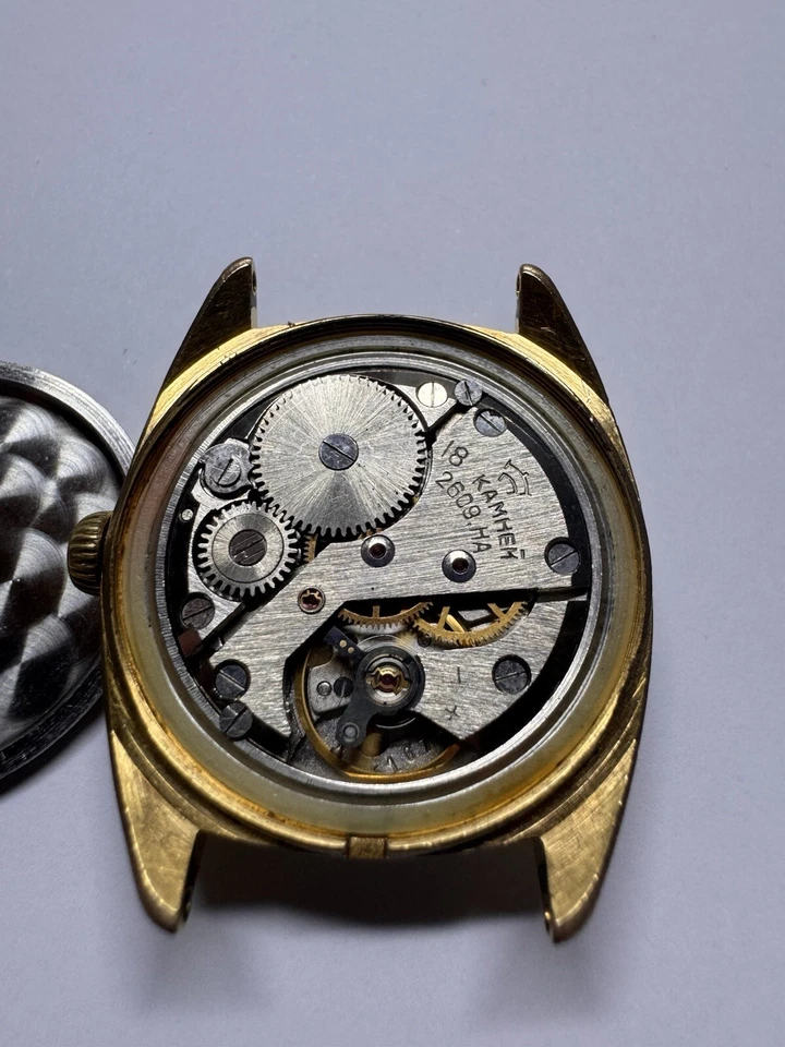 USSR watch Raketa, gold - plated, vintage USSR, CLASSICS. - Image 2 of 4