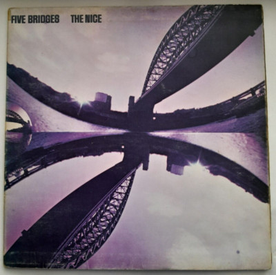 The Nice   Five Bridges - LP - G/F - 1st Press (Phonodisc) - Pink Scroll - VG+