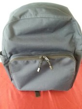 600D Poly Backpack - Navy/ Black