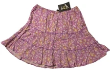 Girls ART CLASS  Floral Skirt Size L (10/12) Lightweight- Stretch Waist- NWT