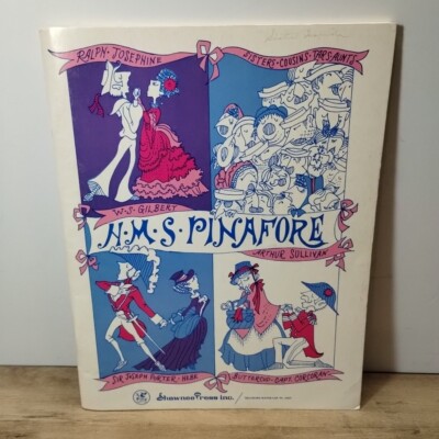 HMS Pinafore Score Shawnee Press M.J. Arnold 2-Part Chorus 60 Minutes