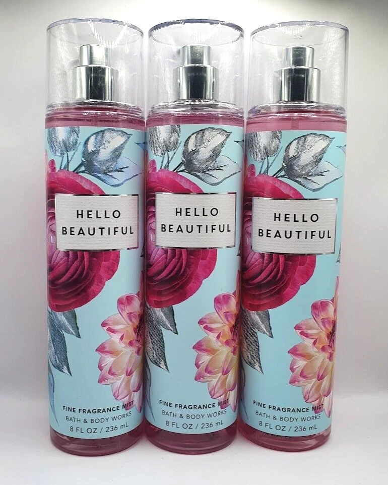 Bath & body works fine fragrance mist hello beautiful new arrivals