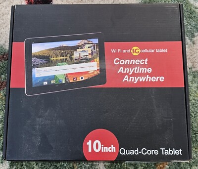 Envizen EVT10Q 10''Android Quad-core Tablet w dual camera & microSD slot LikeNEW