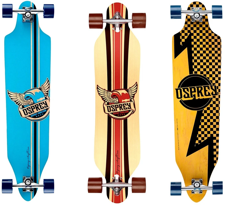 Longboard Osprey Pegasus Phoenix oder Bolt Skateboard Neu