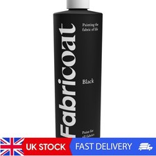 Fabric Paint Black 250ml - Sofa, Upholstery & Interior Fabric Dye, Non Toxic