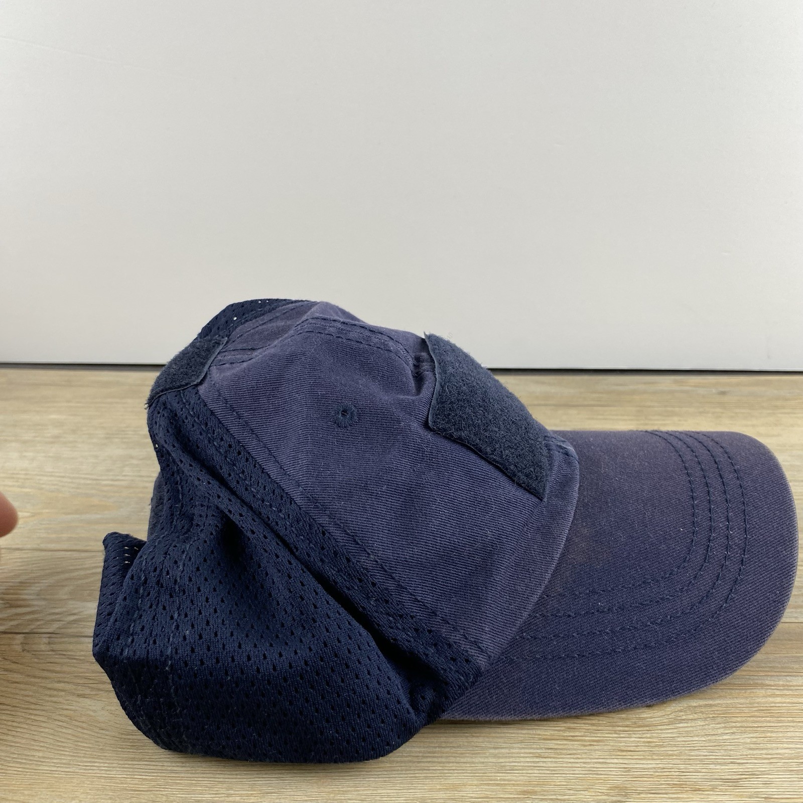 Blue Patch Hat Cap Blue Adjustable Hat Adult Fit … - image 9