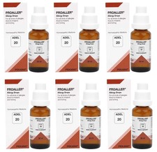 ADEL 20 Allergy Drops Pack of 6 Natural Homeopathic Remedy for Immune Support