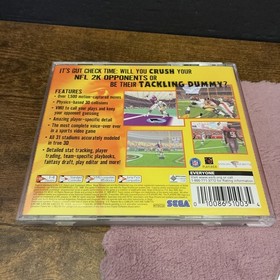 Sega Sports NFL 2K (Sega Dreamcast, 1999) Complete with Manual CIB Tested