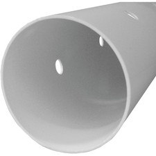 JM Eagle 2733 Sewer Pipe, 3 in, 10 ft L, Solvent Weld, PVC, White