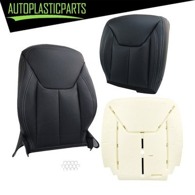 3PCS Driver Bottom&Top Seat Covers+Bottom Foam Fit For Jeep Wrangle 2013-2017