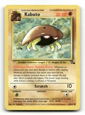 Kabuto 50/62 Common Fossil Pokemon Unlimited MP on eBay