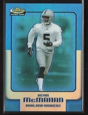 Kevin McMahan 2006 Finest #111 Blue Refractors /299 Oakland Raiders
