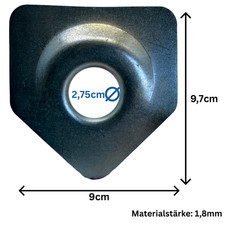 Mercedes W201 190E 190D Werkstattbühnenaufnahme Reparaturblech Einschweißblech Mercedes W201 190E 190D Werkstattbühnenaufnahme Reparaturblech Einschweißblech