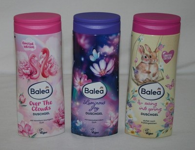 3 Stück verschiedene Balea DUSCHGEL (LIMITED EDITION - limited edition) je 300ml