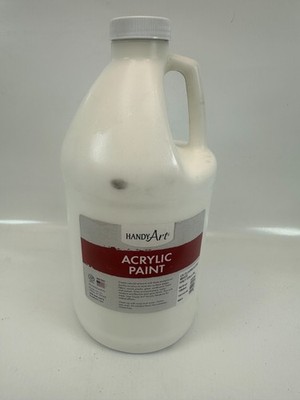 Handy Art 88841 (TDUV102-000) Acrylic Paint UV Fluorescent White Half Galloon