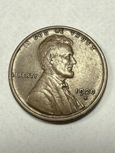 ** 1920-S LINCOLN CENT-  XF  (UPGRADE THAT SPOT IN YOUR SET)  PRICED TO SELL **