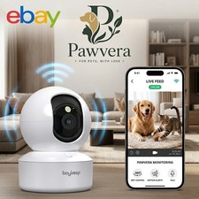 Smart Pet Monitoring Camera 2K WiFi 360 with Two-Way Audio Motion Detection
