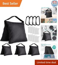 4 Packs Sandbags Weight Bags for Light Stand Photography Video Equipment, Hea...