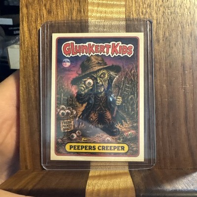Glunkert Kids Peepers Creeper Keepers Creepers  Horror Gpk Parody Art Card