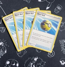 Pokémon TCG Card Quick Ball 179/202 Sword & Shield  Playset X 4