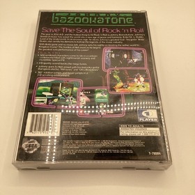 Tested Authentic Johnny Bazookatone (Sega Saturn, 1996) CIB Complete W/ Reg Card