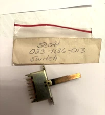 H.H. SCOTT STEREO RECEIVER SWITCH 023-1136-013  - NOS