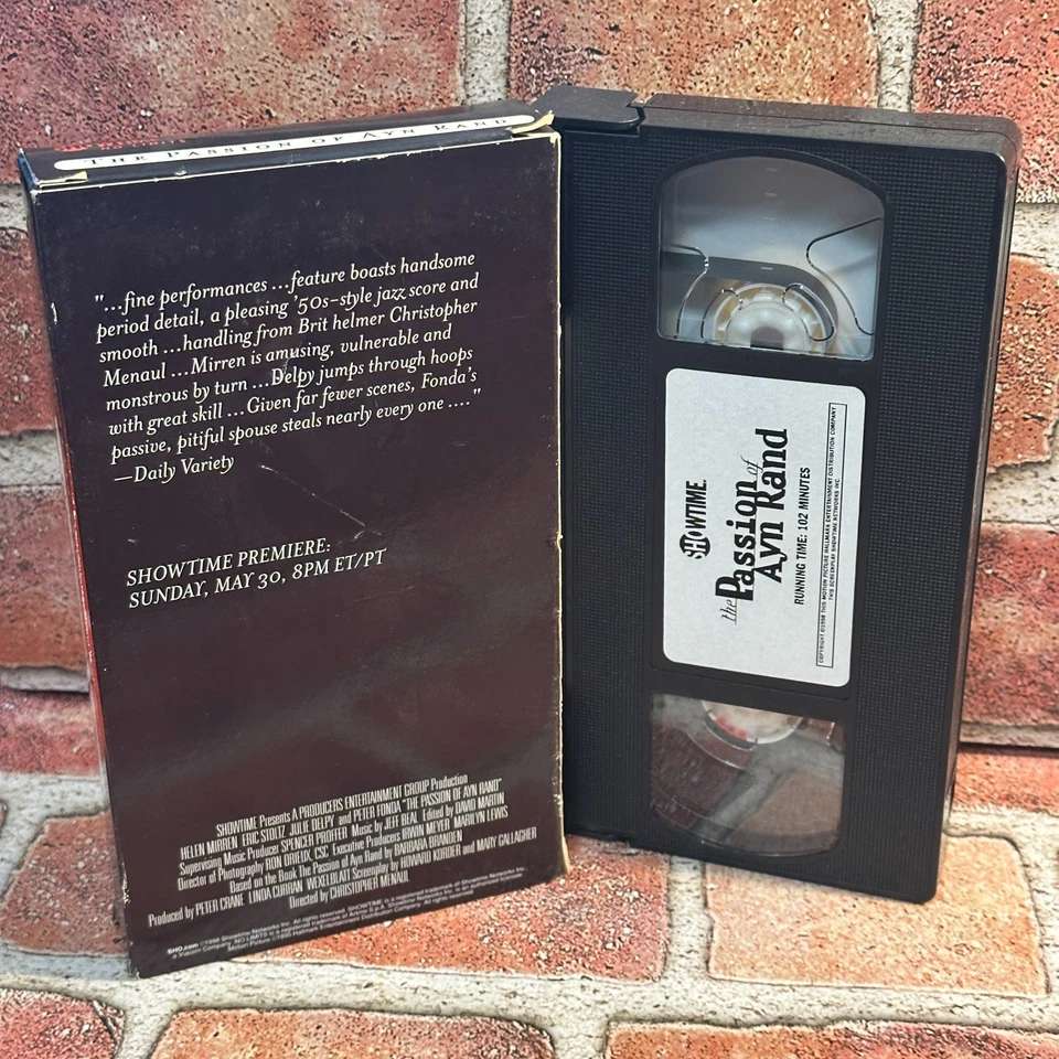 The Passion Of Ayn Rand VHS Used Showtime For Your Consideration Biography Foto 2 de 3