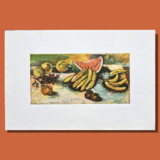 Engraving by Italian Artist Angelo Bracci Senza Titolo 2005 40x60cm