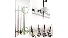 Dubro Trac-a-rod Plus 1083 Adjustable Fishing 8 Rod Rack Made In Usa