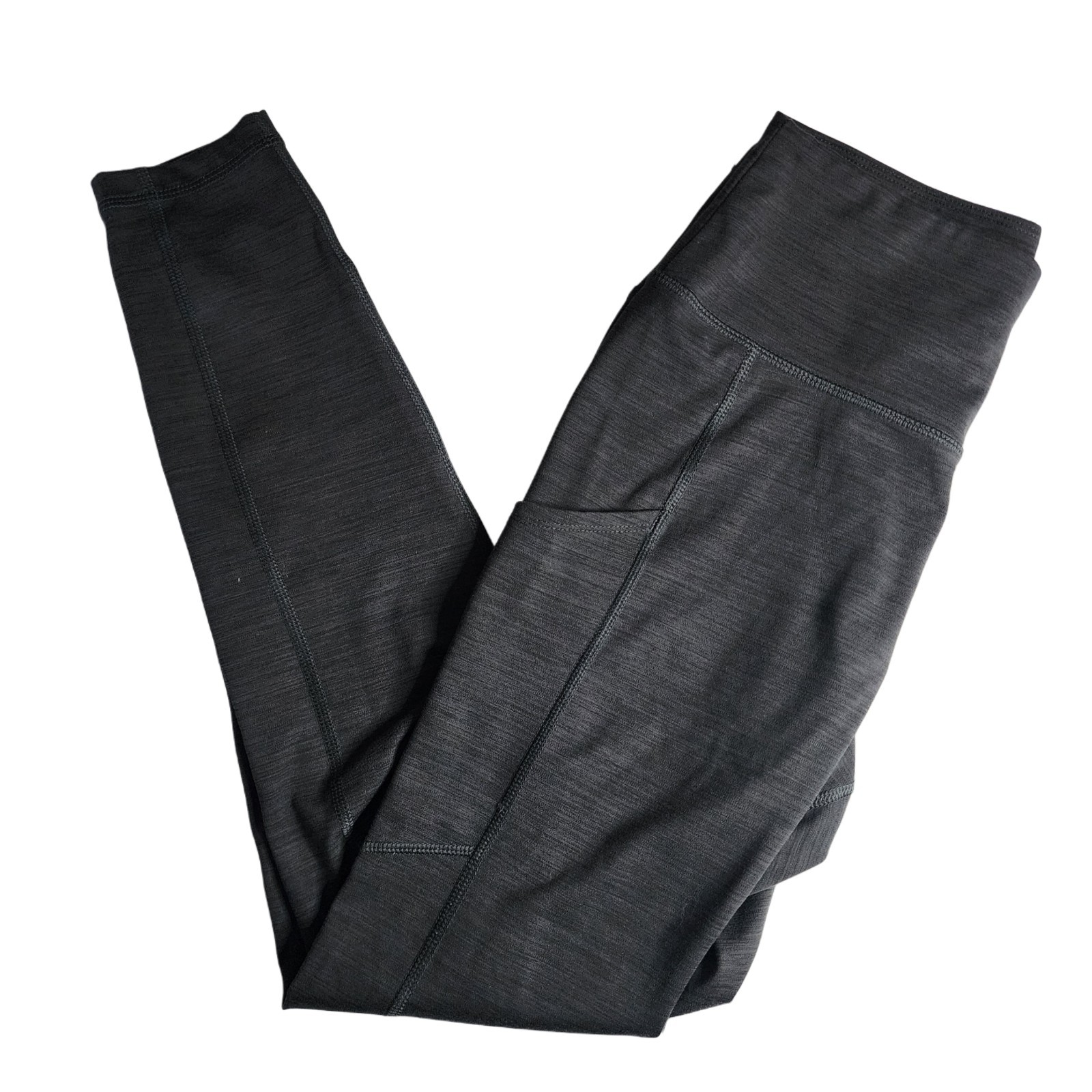 American Eagle Everything Pocket Legging Curvy Medium Gray High Rise Athletic