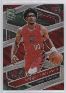 2023-24 Panini Spectra Rookies Menagerie Prizm Scoot Henderson #142 Rookie RC