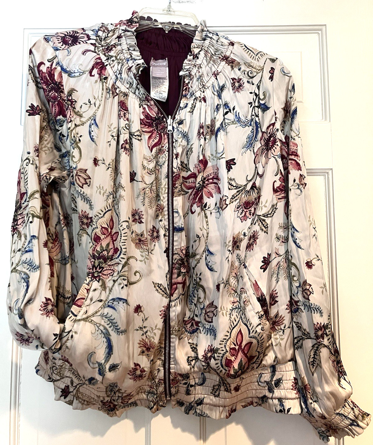 Chico's Size 1 Reversible Polyester Lined Chic Bo… - image 1