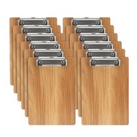 Klemmbrett Holz A5 Schreibbrett Metalklemme BüRo Schule 12 StüCk 16 X 23Cm