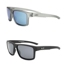 Raze Eyewear Offshore Sports Polarized Sunglasses Blue Mirror/Smoke Lens 2Pack