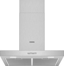 Image of Siemens iQ100 LC64BBC50B 60cm Wide Stainless Steel Wall-Mounted Cooker Hood